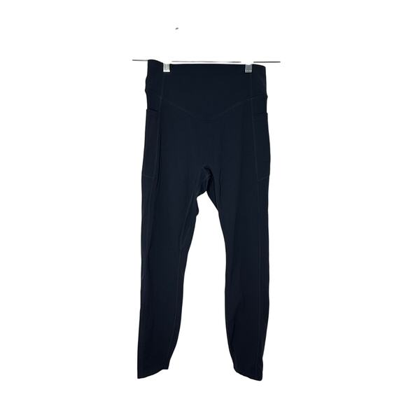 NWT Halara SoCinched High Waist 7/8 Leggings Side Pockets Grayish Blue Women’s M - Picture 3 of 10